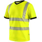 Tricou de lucru si protectie, cu maneca scurta si guler in V, reflectorizant, unisex, RIPON