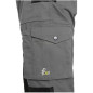 Pantalon de lucru cu pieptar, de iarna, unisex, STRETCH