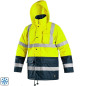 Geaca de lucru si protectie, de iarna, impermeabila, reflectorizanta, unisex, OXFORD