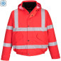 Geaca de lucru, de iarna, impermeabila, reflectorizanta, unisex, BOMBER HI-VIS