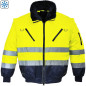 Geaca de lucru 3 in 1, de iarna, reflectorizanta, unisex, PILOT 3 HI-VIS
