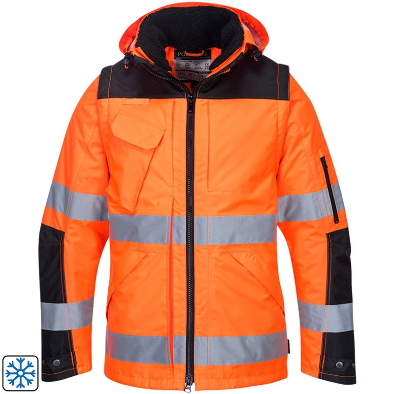 Geaca PREMIUM HI-VIS – echipamente de lucru si protectie Geaca PREMIUM HI-VIS – echipamente de lucru si protectie
