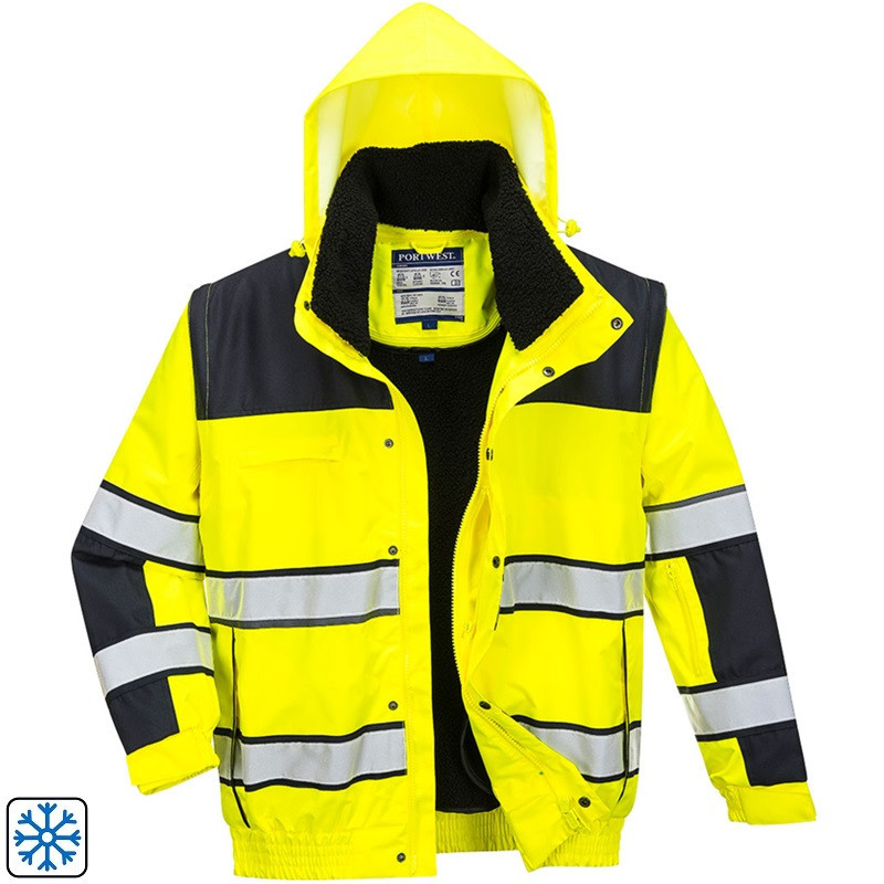 Geaca BOMBER CLASSIC HI-VIS – echipamente de lucru si protectie