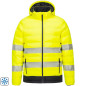 Geaca de lucru, cu sistem de incalzire, de iarna, reflectorizanta, unisex, ULTRASONIC HI-VIS