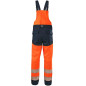 Pantalon de lucru cu pieptar, reflectorizant, unisex, HALIFAX