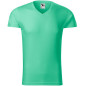 Tricou de lucru, cu maneca scurta, unisex, SLIM FIT V-NECK