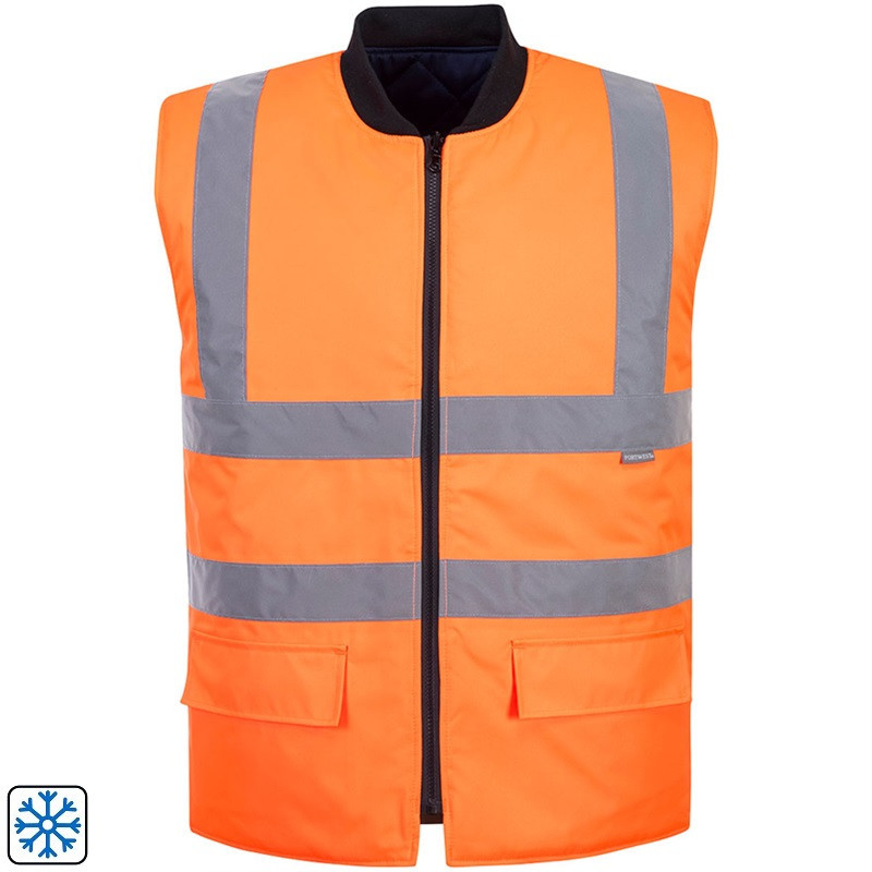 Vesta reversibila iarna reflectorizanta – echipamente de lucru si protectie