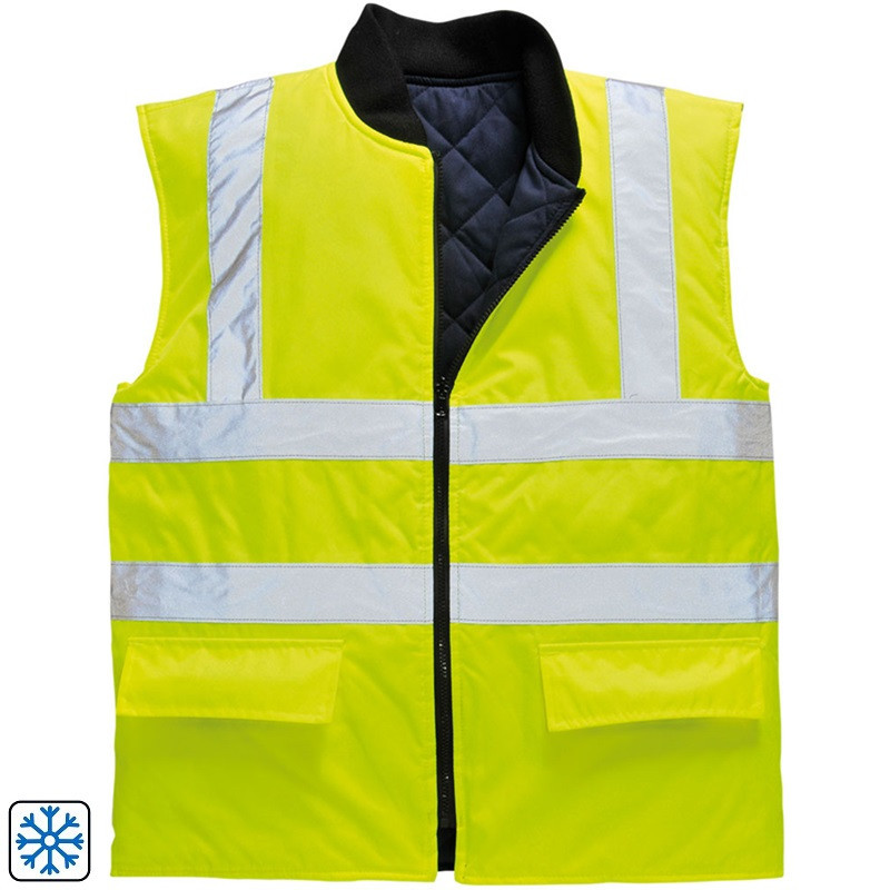 Vesta reversibila iarna reflectorizanta – echipamente de lucru si protectie