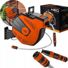 Furtun de gradina cu retractor automat,NEO TOOLS