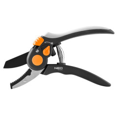 Foarfeca de gradina nicovala cu deschidere ajustabila 15-203, NEO TOOLS