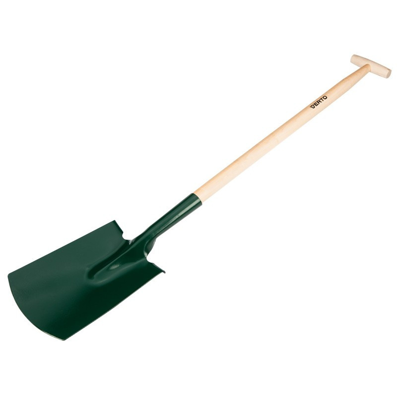 Cazma dreapta cu coada de lem, 15G026, VERTO