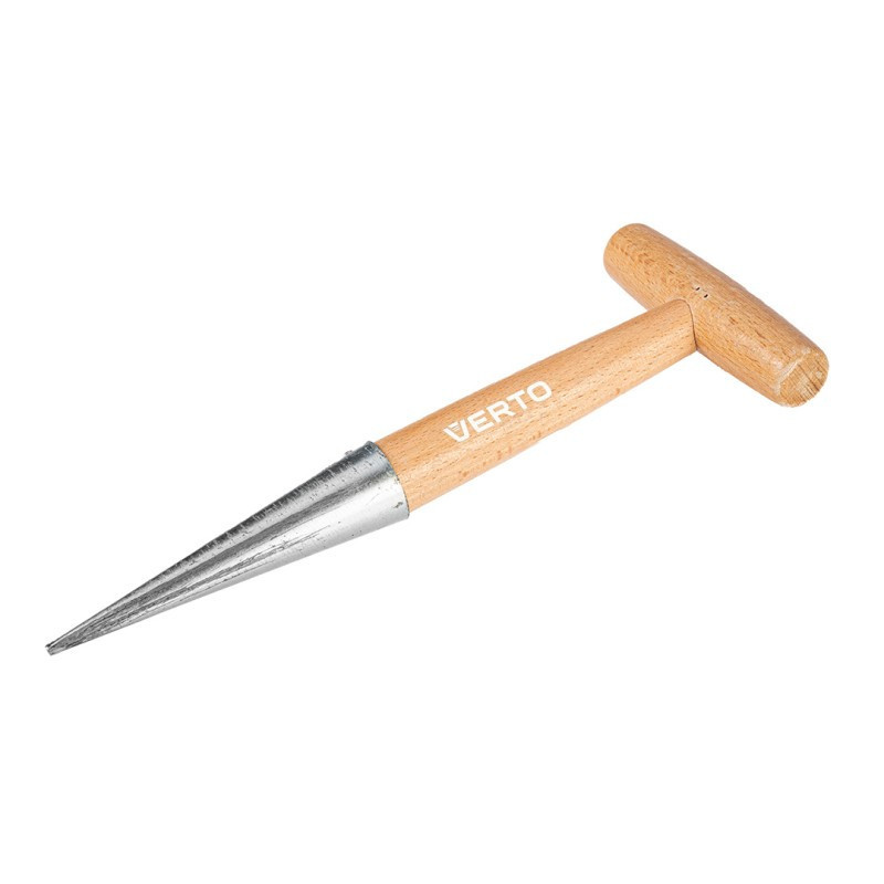 Plantator cu maner de lemn, 15G425, VERTO