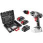 Masina de gaurit/insurubat cu 2 acumulatori 18V/2Ah si incarcator Graphite, 58G022-SET2