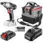 Masina de insurubat cu acumulator, incarcator,set biti si geanta Graphite, 58G012-S15