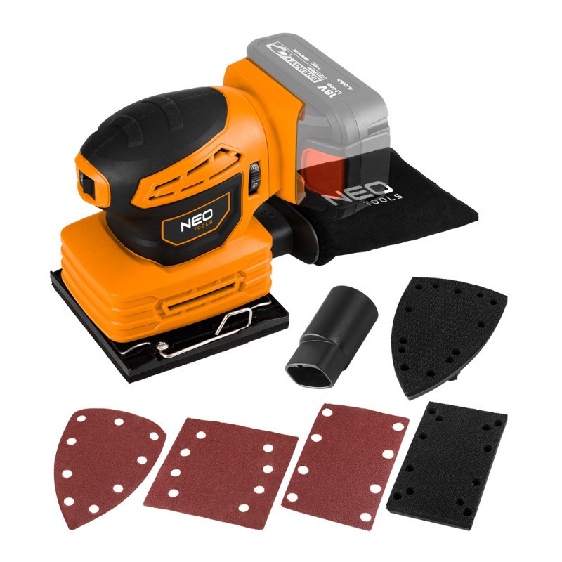 Slefuitor orbital compatibil cu acumulator NEO TOOLS, 04-623