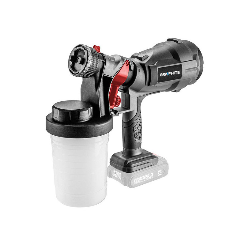 Pistol de pulverizare cu acumulator,GRAPHITE 58GE103