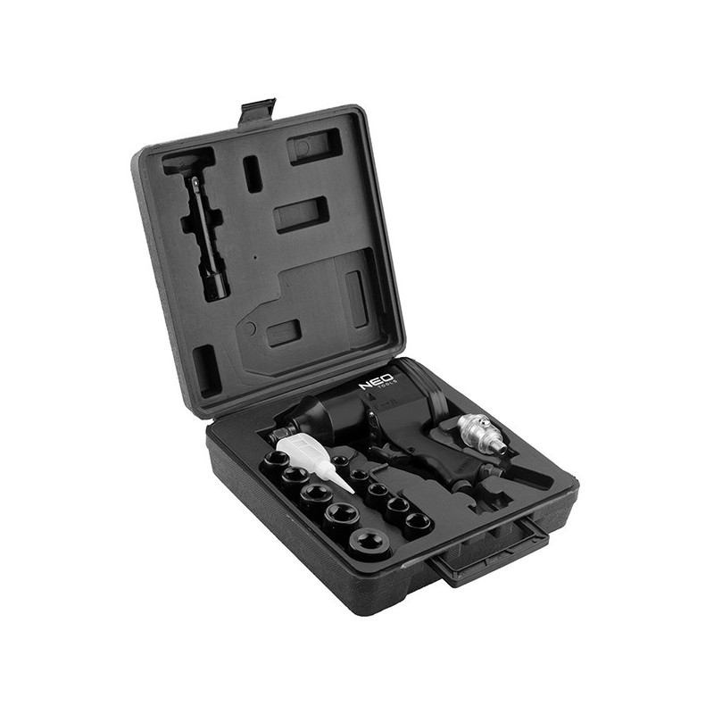 Pistol pneumatic 1/2" + set tubulare, NEO TOOLS 14-502