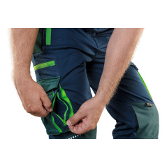 Pantalon de lucru cu pieptar, unisex,Premium