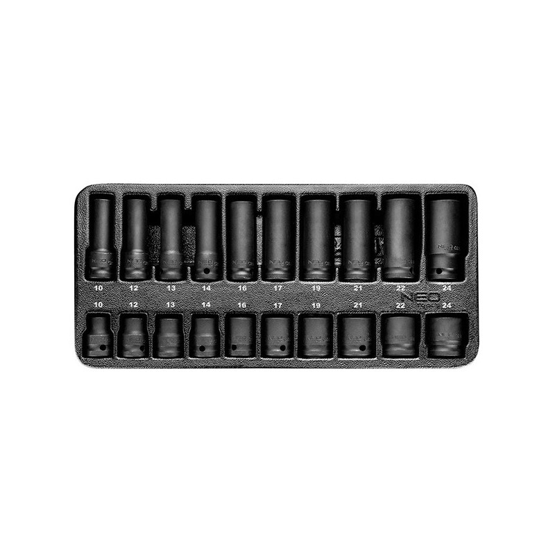 Modul tubulare hexagonale de impact 1/2", NEO TOOLS 84-241