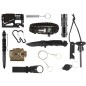 Kit unelte supravietuire 14 in 1, in gentuta de textil 63-153, NEO TOOLS