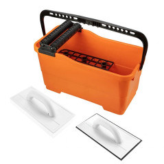 Set de placare - galeata 25l, drisca cu cauciuc, drisca cu burete NEO TOOLS 50-253