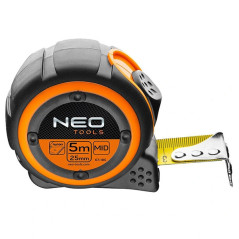 Ruleta magnetica banda 5m/25mm NEO TOOLS 67-185