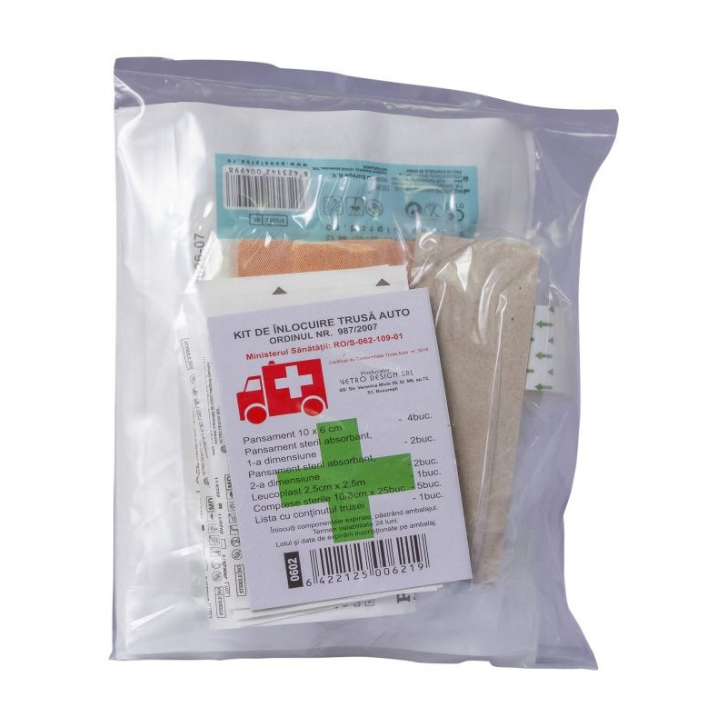 Kit inlocuire trusa sanitara auto