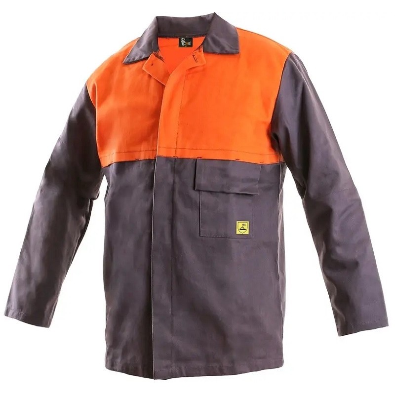 JACHETA DE SUDURA PENTRU BARBATI MOFOS, SUDURA, GRI-PORTOCALIU