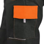 Pantalon de lucru cu pieptar, unisex, LUXY ROBIN