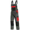 Pantalon profesional cu pieptar unisex CXS PHOENIX CRONOS 1030-016-706-00 – Canis, alternativa Cadibo – Portwest