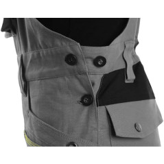 Pantalon profesional dama cu pieptar CXS STRETCH 1030-029-710-00 – Canis, alternativa Cadibo – Portwest