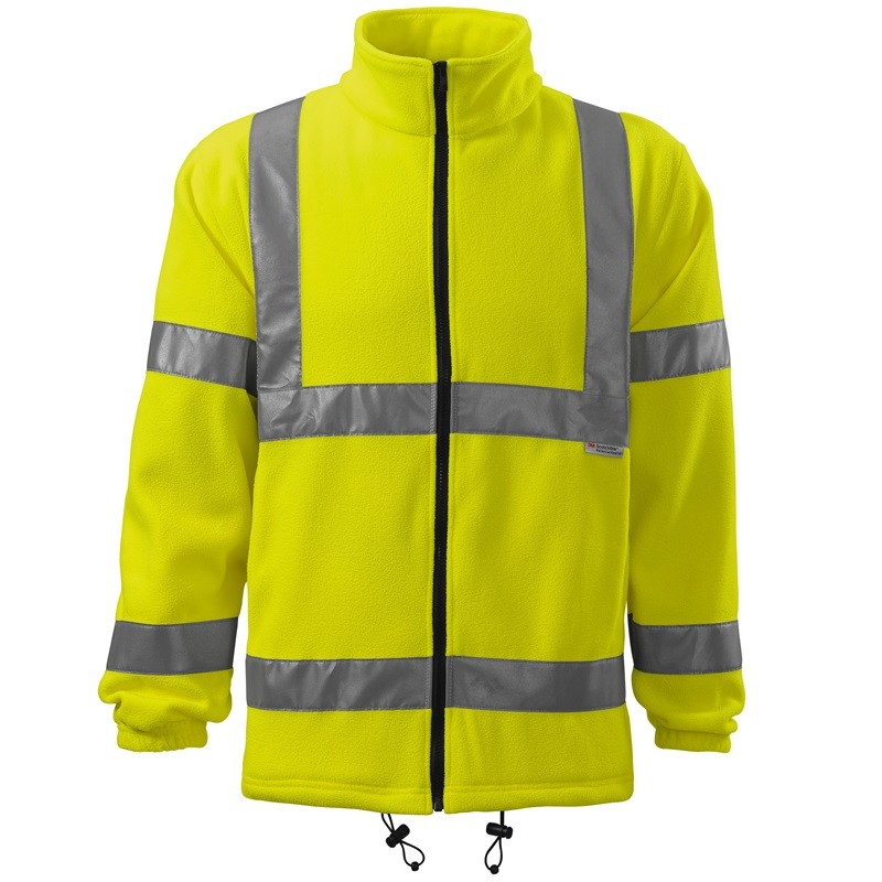 Jacheta fleece reflectorizanta unisex HV FLEECE JACKET – 5V1 – Malfini – alternativa Cadibo – Renania