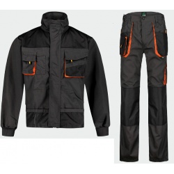 Costum salopeta cu pantalon in talie CLASSIC