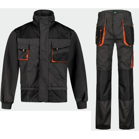 Costum salopeta cu pantalon in talie CLASSIC